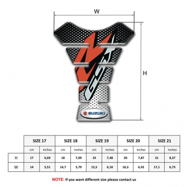 Suzuki Tank Guard Pads High End Vision 