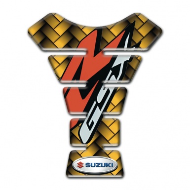 Suzuki Tank Protector Yellow Mosaic Base GSX Edition