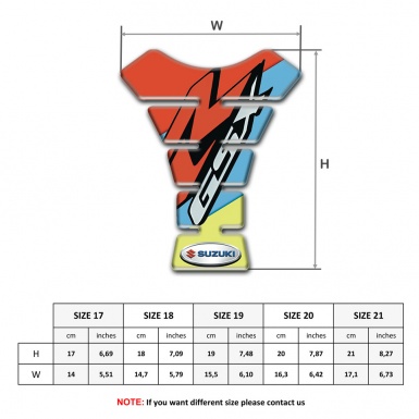 Suzuki Tank Protector Fresh Colors Design GSX edition 