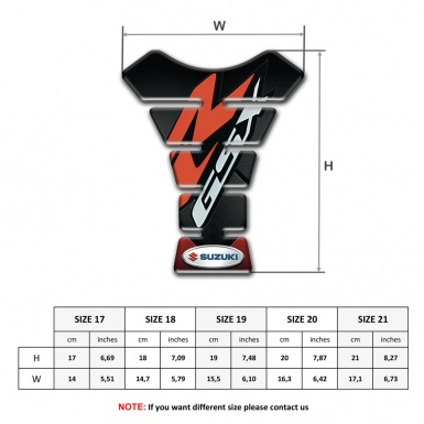 Suzuki Tank Fuse Dark Background GSX Model 
