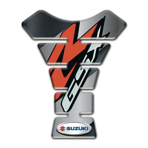Suzuki Tank Fuse Gray Diagonal Patterns Design GSX Style 