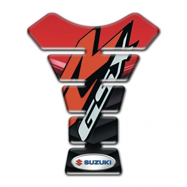 Suzuki Tank Pad Motorbike Red Motive Design GSX Edition 