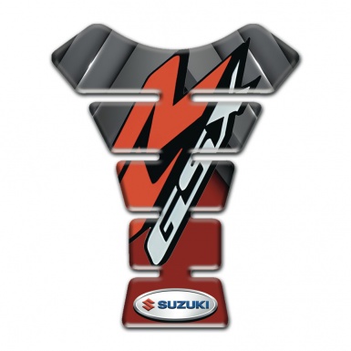 Suzuki Tank Pad Protector Gray Red Print GSX Model 