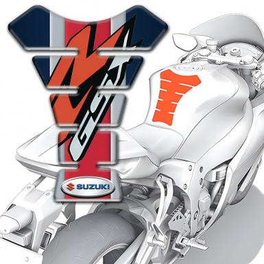 Suzuki Tank Pad Motorbike Motorcycle GSX Style High End Model 