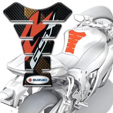 Suzuki Tank Fuse Black Brown Background print 