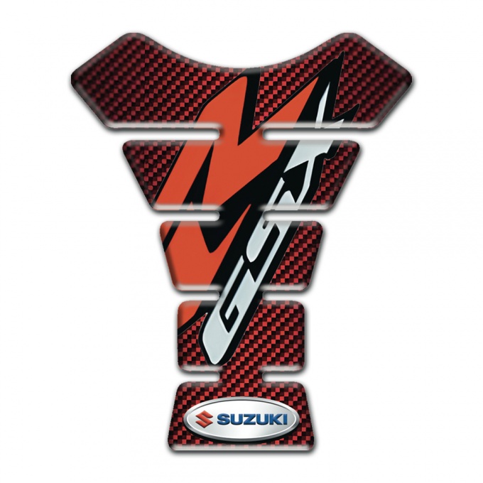 Suzuki Tank Protector Red Carbon Print 