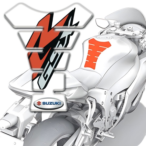 Suzuki Tank Protector White Style GSX Edition 