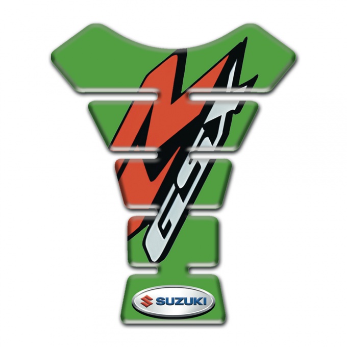 Suzuki Tank Pad Motorbike Green Style GSX Edition 