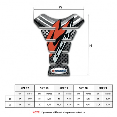 Suzuki Tank Pad Motorbike Premium Quality Unique Model 