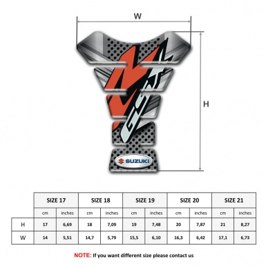 Suzuki Tank Guard Pads GSX Model Stylish Version  