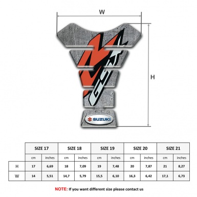 Suzuki Tank Fuse GSX model Stone Effect Version 