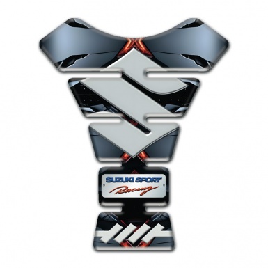 Suzuki Tank Protector Torn Base Effect Sport Racing Style