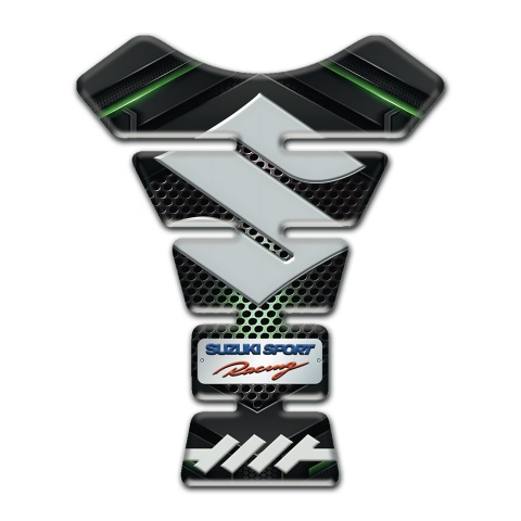 Suzuki Tank Pad Protector Unique Design Model Gray Logo Style 