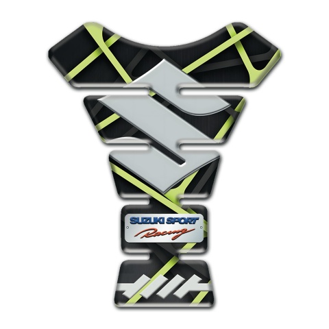 Suzuki Tank Protector Fres Green Stripes Decoration Model 