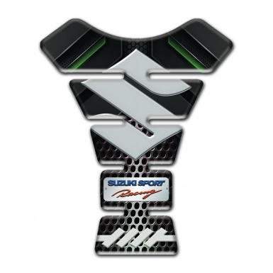 Suzuki Tank Pad Protector Premium Quality Model with Gray Logo