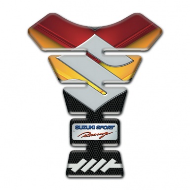 Suzuki Tank Fuse Racing Edition Gray Logo 