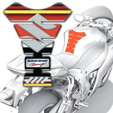 Suzuki Tank Pad Protector Multicolored Edition 