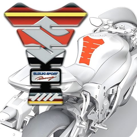 Suzuki Tank Pad Protector Multicolored Edition 