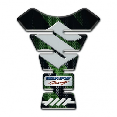 Suzuki Tank Pad Protector Black Green edition 