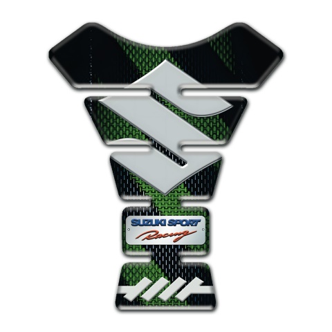 Suzuki Tank Pad Protector Black Green edition 