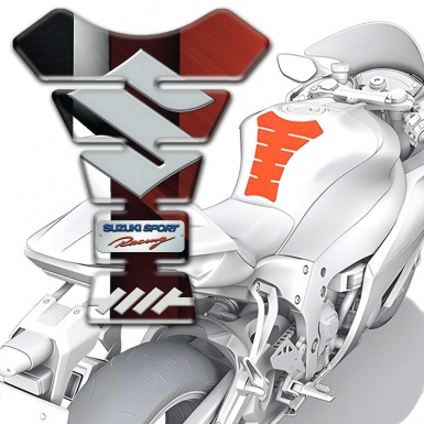 Suzuki Tank Pad Motorbike Vertical colors Edition 