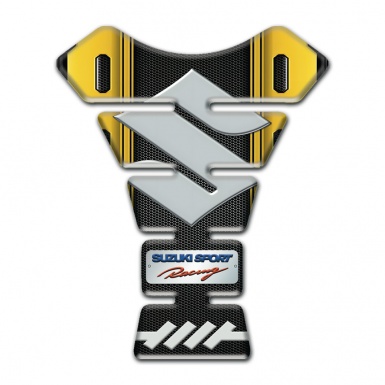 Suzuki Tank Guard Pads Back Yellow Edition 