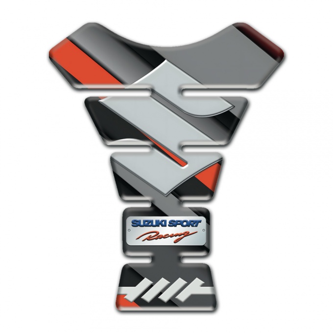 Suzuki Tank Protector Diagonal Colorful decoration Design 