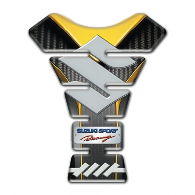 Suzuki Tank Protector Stylish Vision with Big Gray Logo Design 