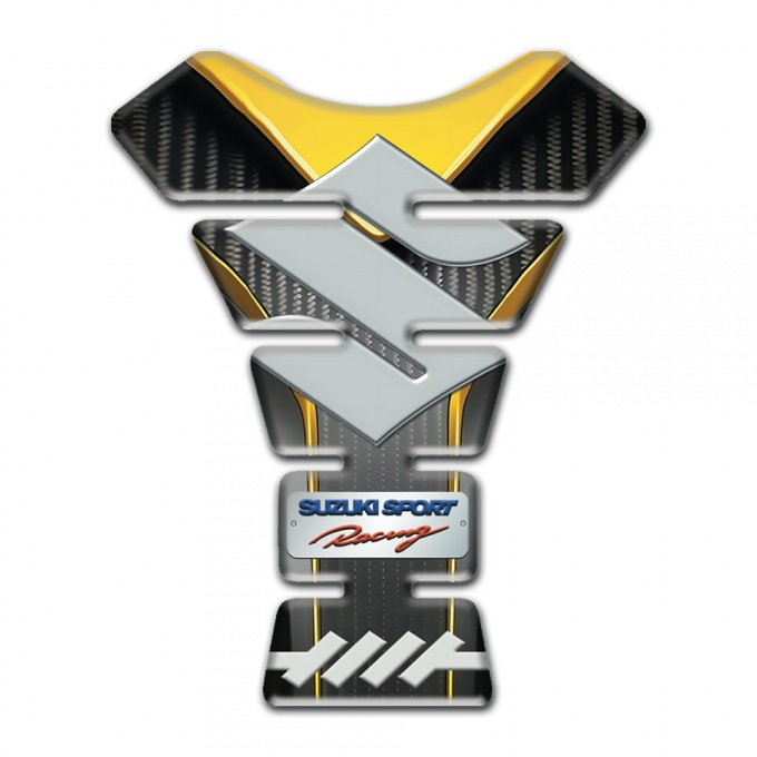 Suzuki Tank Protector Stylish Vision with Big Gray Logo Design 