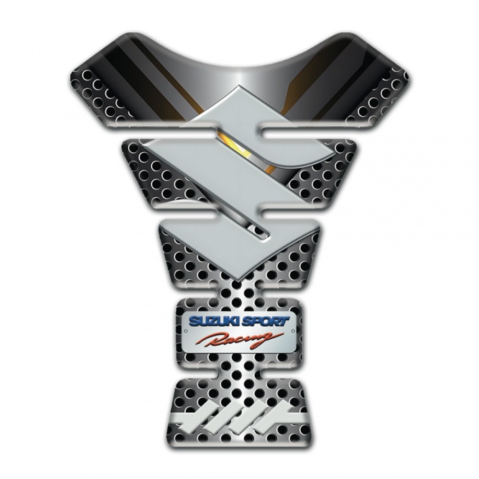 Suzuki Tank Protector Racing Edition with Big Gray Logo