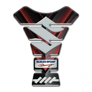 Suzuki Tank Pad Protector Unique Base Gray Logo 