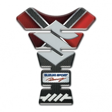 Suzuki Tank Fuse X Shape Base Decoration Gray Big Logo Style 
