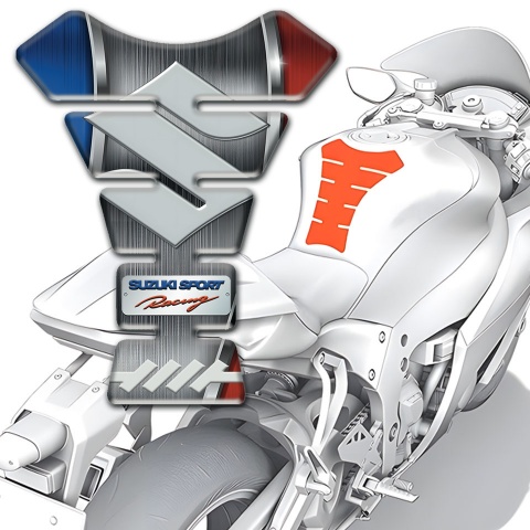 Suzuki Tank Pad Motorbike Amazing Decoration Model 