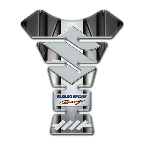 Suzuki Tank Guard Pads Central Aluminium Tape Style 