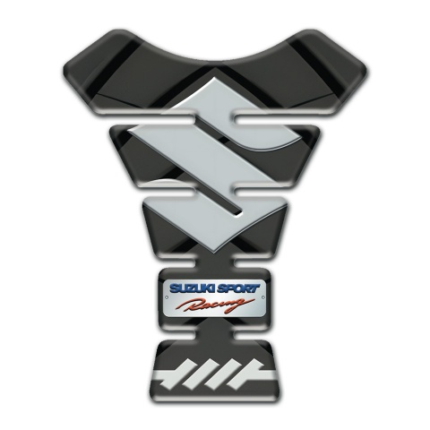 Suzuki Tank Protector Gray Base with Black Pastterns Edition