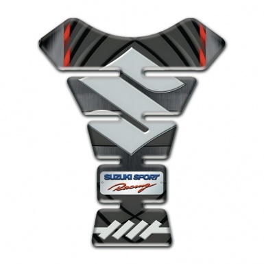 Suzuki Tank Guard Pads Silicone Sticker Sport Racing Style 