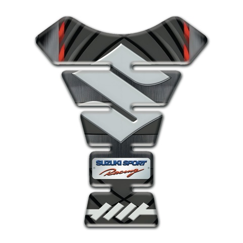 Suzuki Tank Guard Pads Silicone Sticker Sport Racing Style 