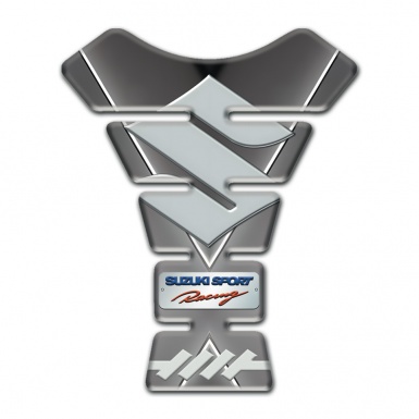 Suzuki Tank Fuse Gray Base with X Shape Decoration 