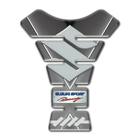 Suzuki Tank Fuse Gray Base with X Shape Decoration 