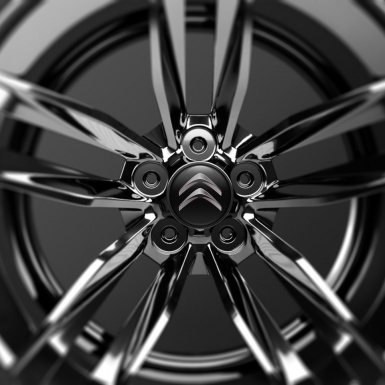Citroen   Wheel Center Cap Domed Stickers C-Zero 
