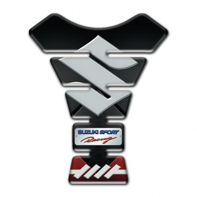 Suzuki Tank Protector Gray Logo Design Sport Racing Edition