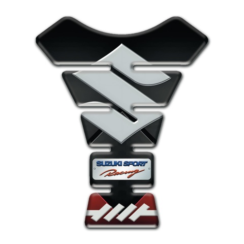 Suzuki Tank Protector Gray Logo Design Sport Racing Edition