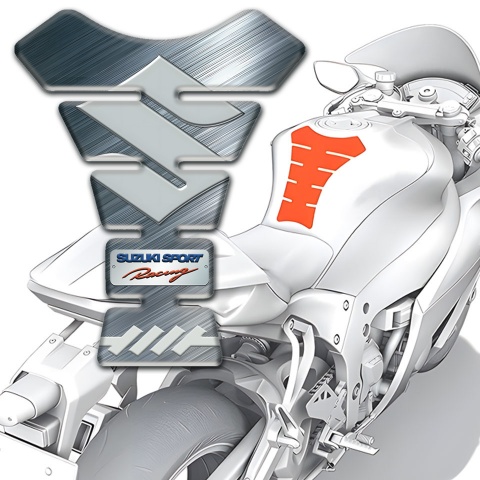 Suzuki Tank Protector Polished Surface effect 