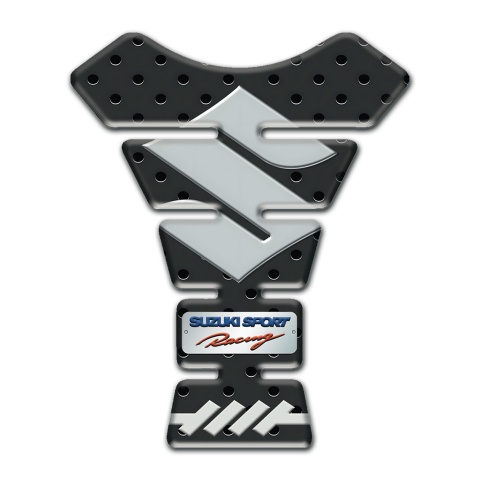 Suzuki Tank Pad Protector Model with Perforated Rubber Effect 