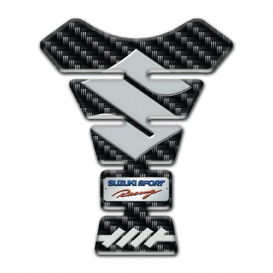 Suzuki Tank Guard Pads Model with Dark carbon Design 