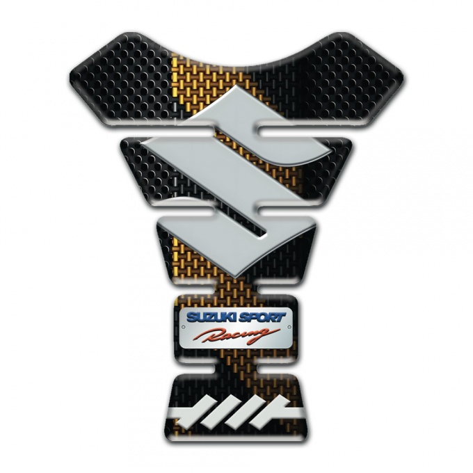 Suzuki Tank Pad Protector Model With Black Brown Decoration 