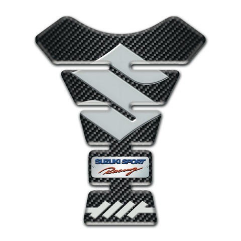 Suzuki Tank Protector Model with Black carbon Design 