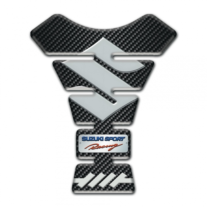 Suzuki Tank Protector Model with Black carbon Design 