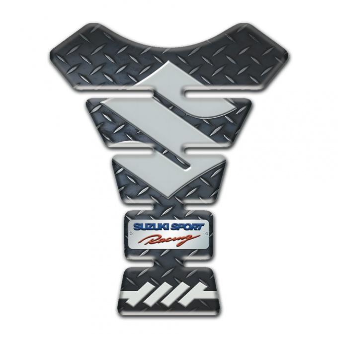 Suzuki Tank Guard Pads Model with Rough effect Design