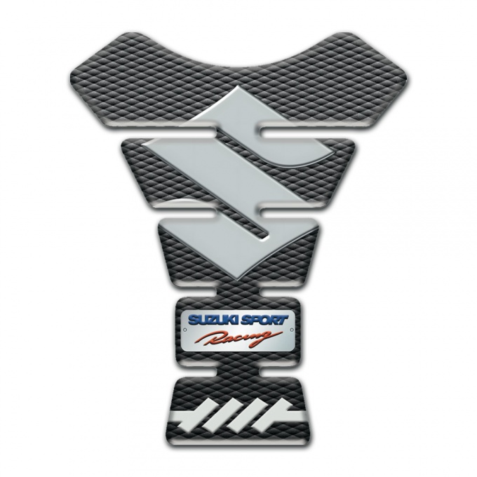 Suzuki Tank Pad Protector Gray stylish Design racing Edition 